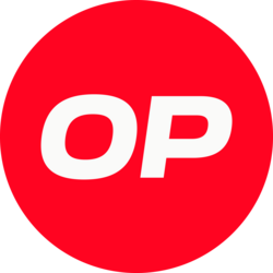 Logo kryptoměny Optimism